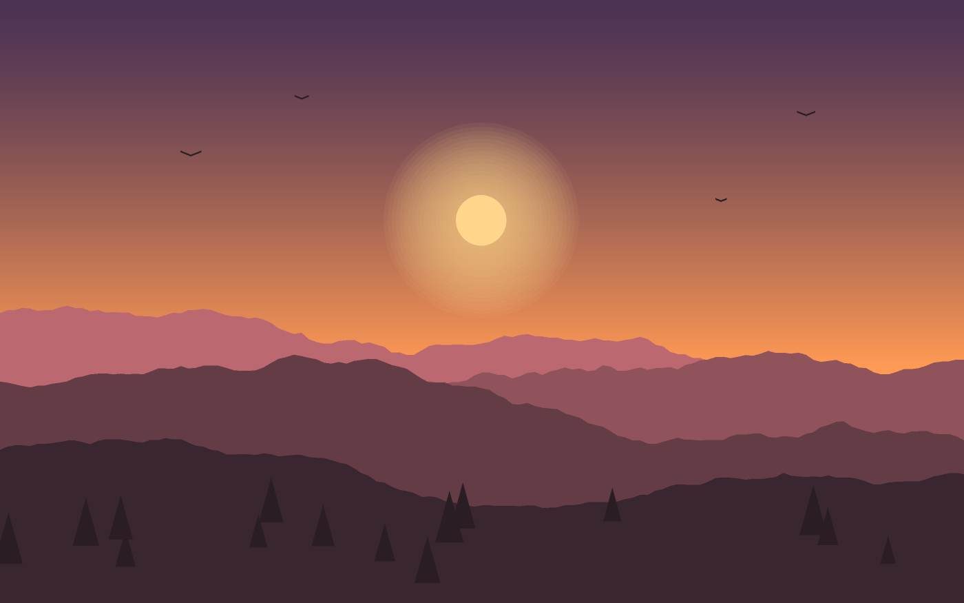 Landschaftsillustration