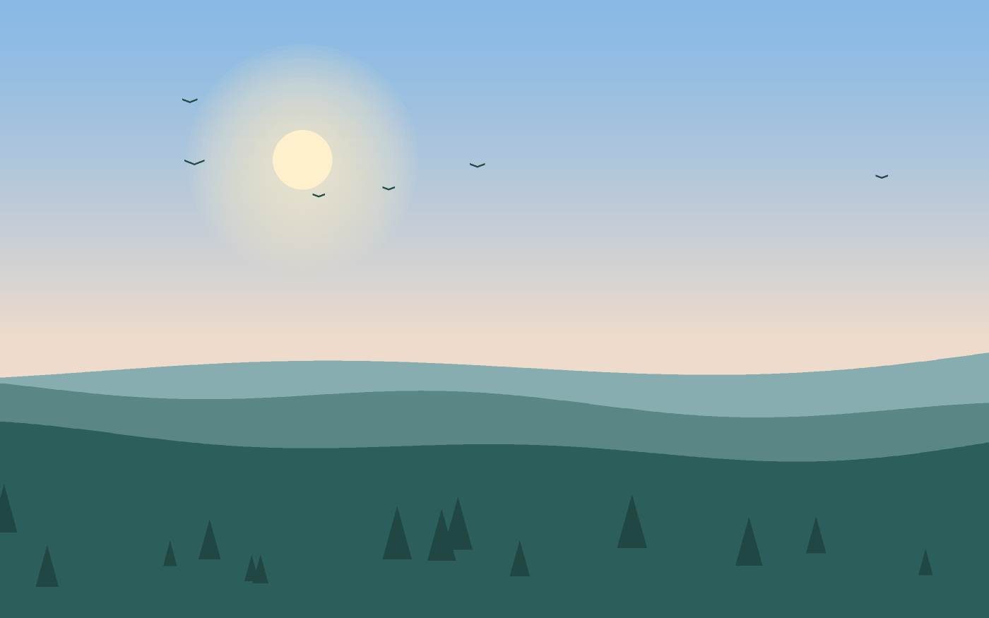 Landschaftsillustration