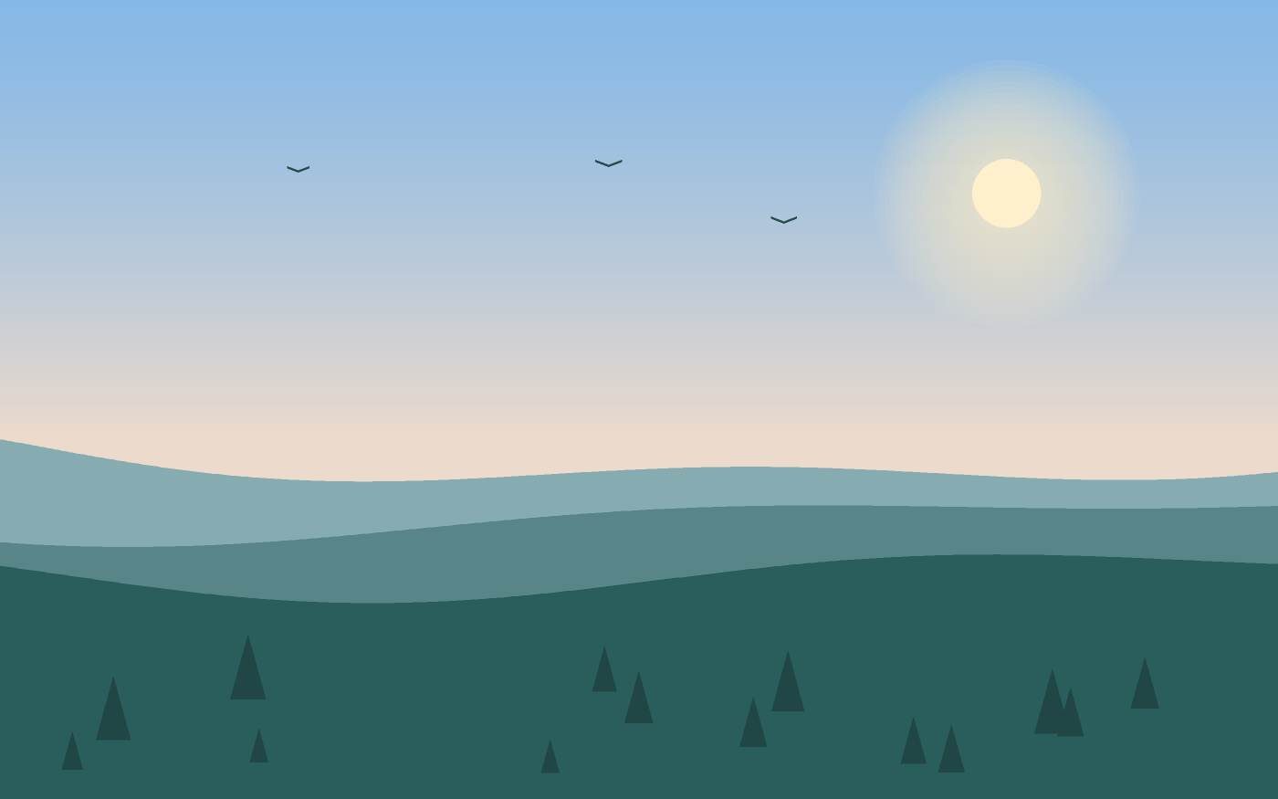 Landschaftsillustration