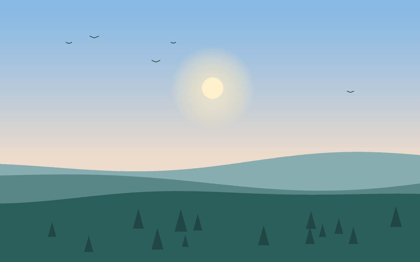 Landschaftsillustration