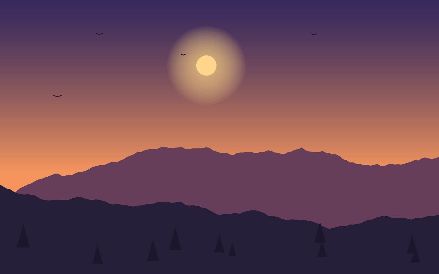 Landschaftsillustration