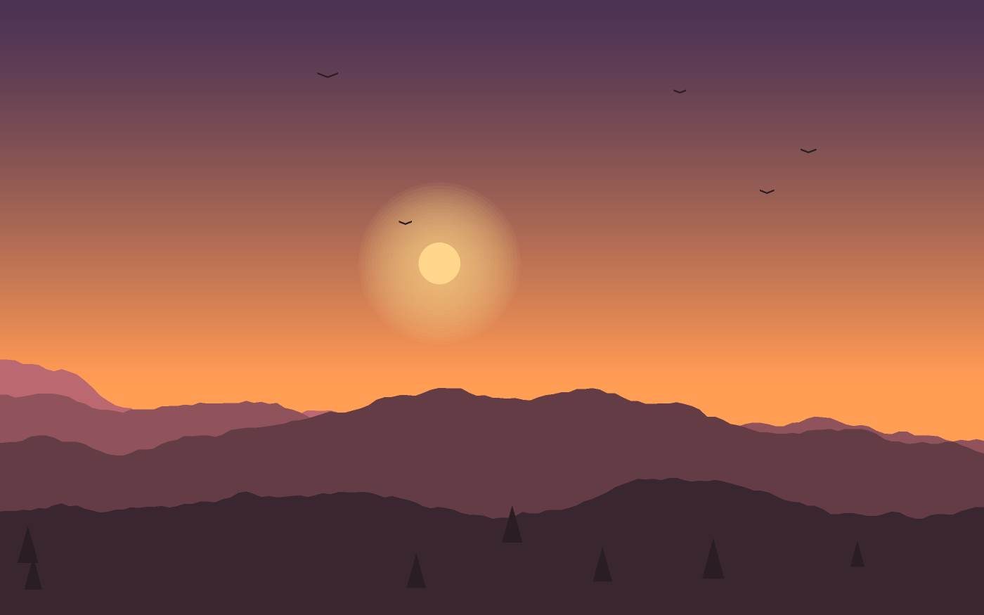 Landschaftsillustration