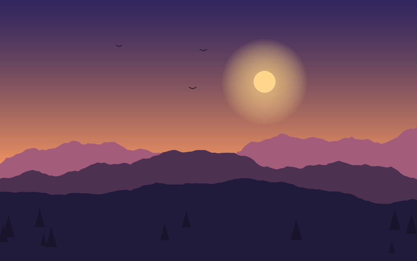 Landskabsillustration