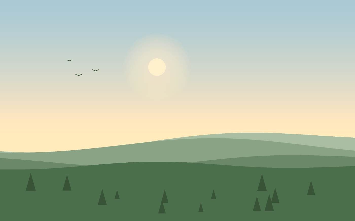Ilustración de un paisaje