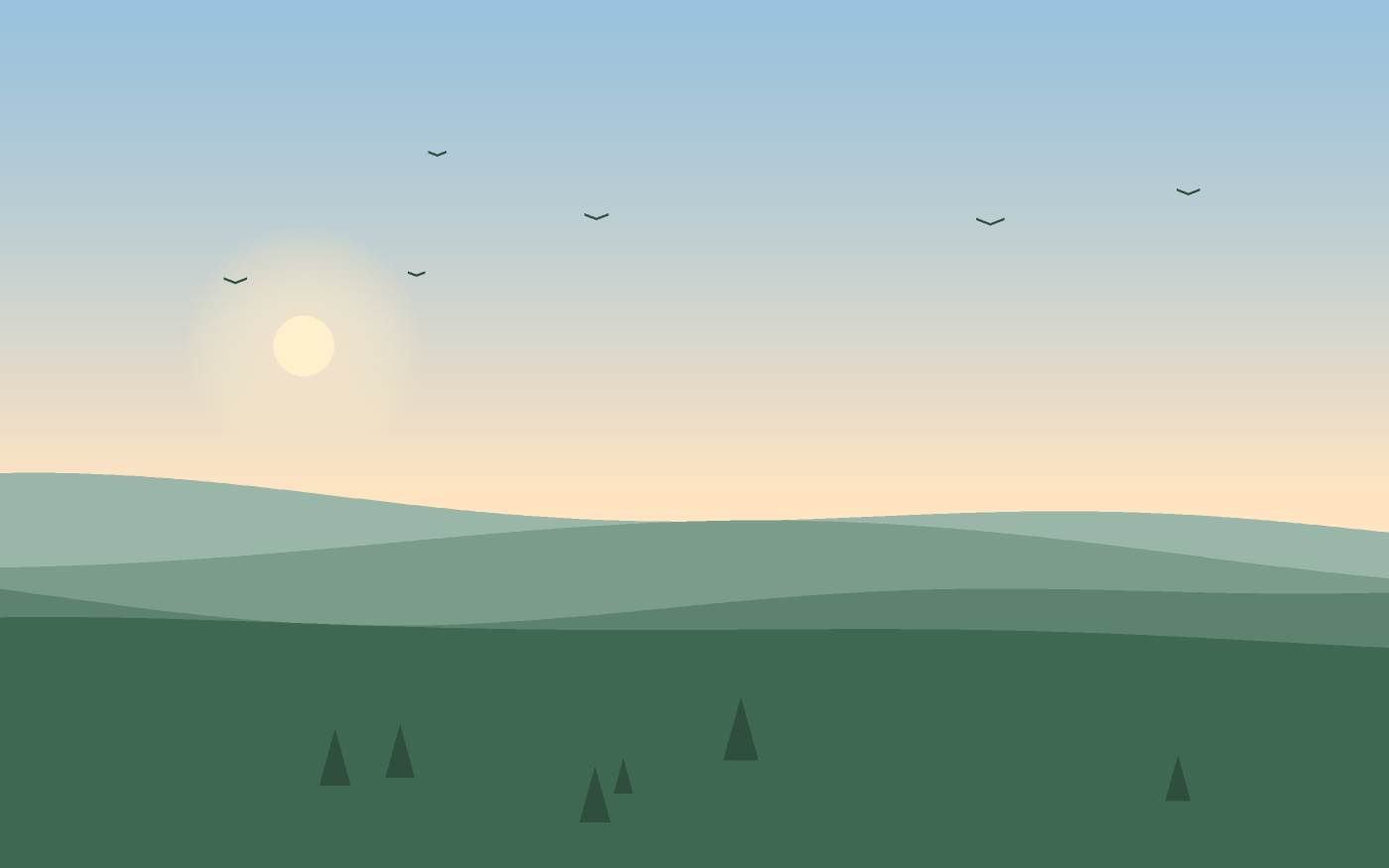 Ilustración de un paisaje