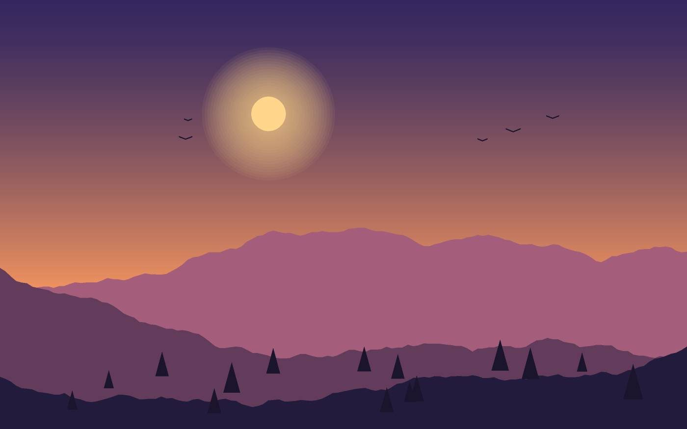 Landschapsillustratie