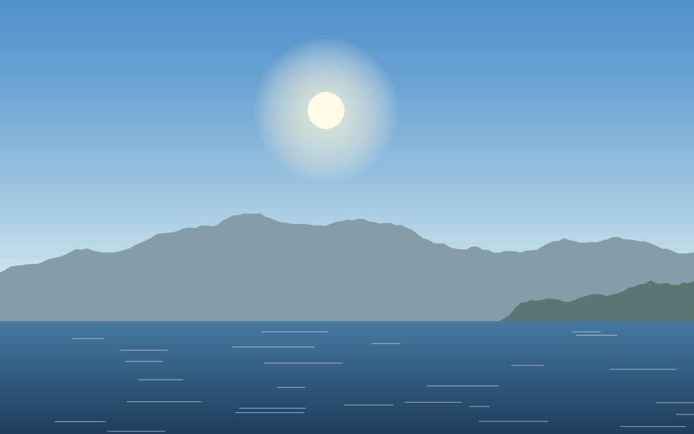 Landschapsillustratie