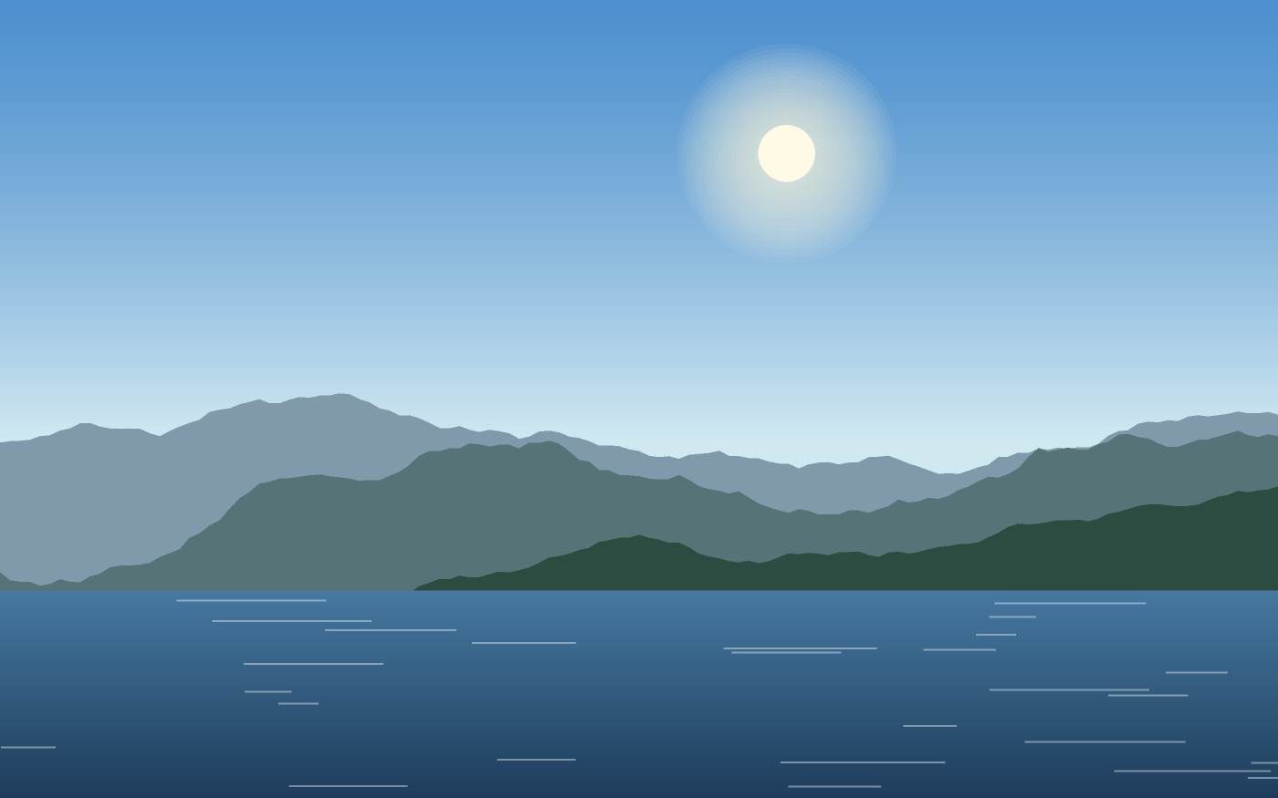 Landschapsillustratie