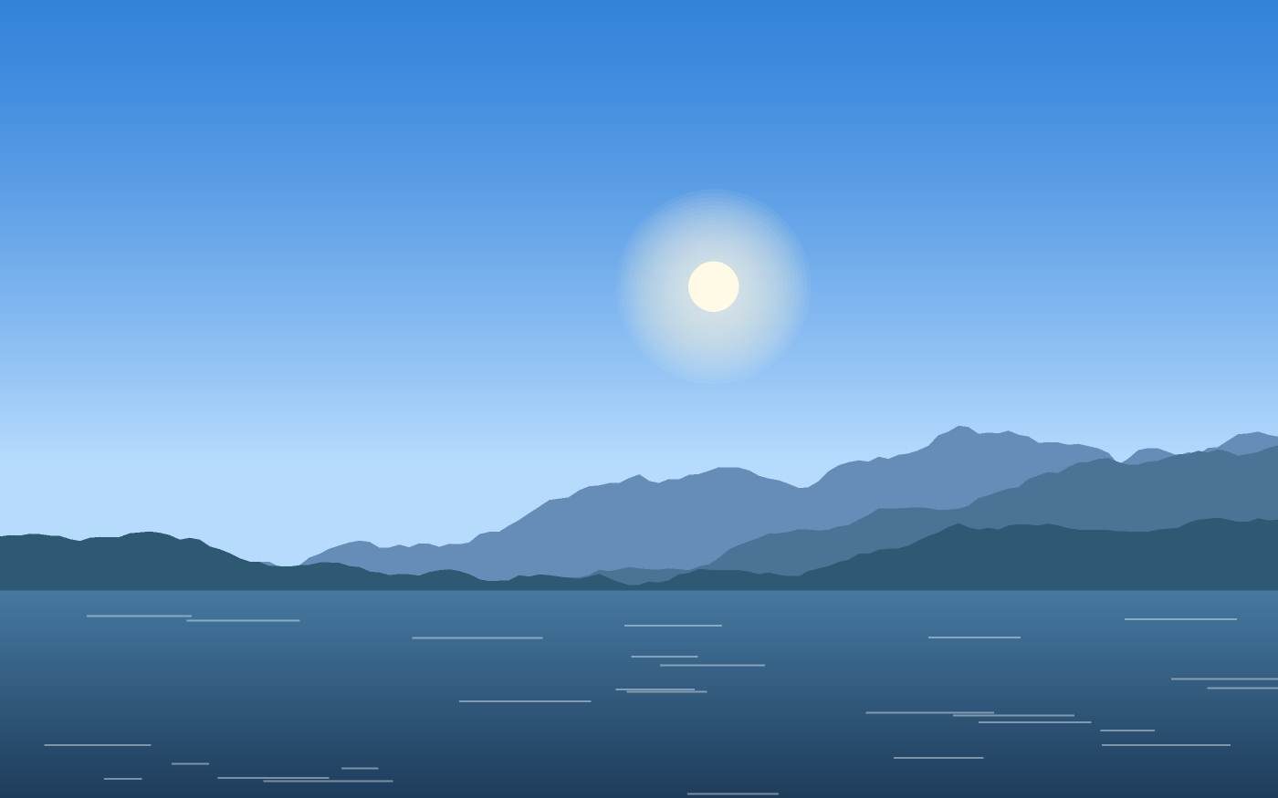 Landschapsillustratie