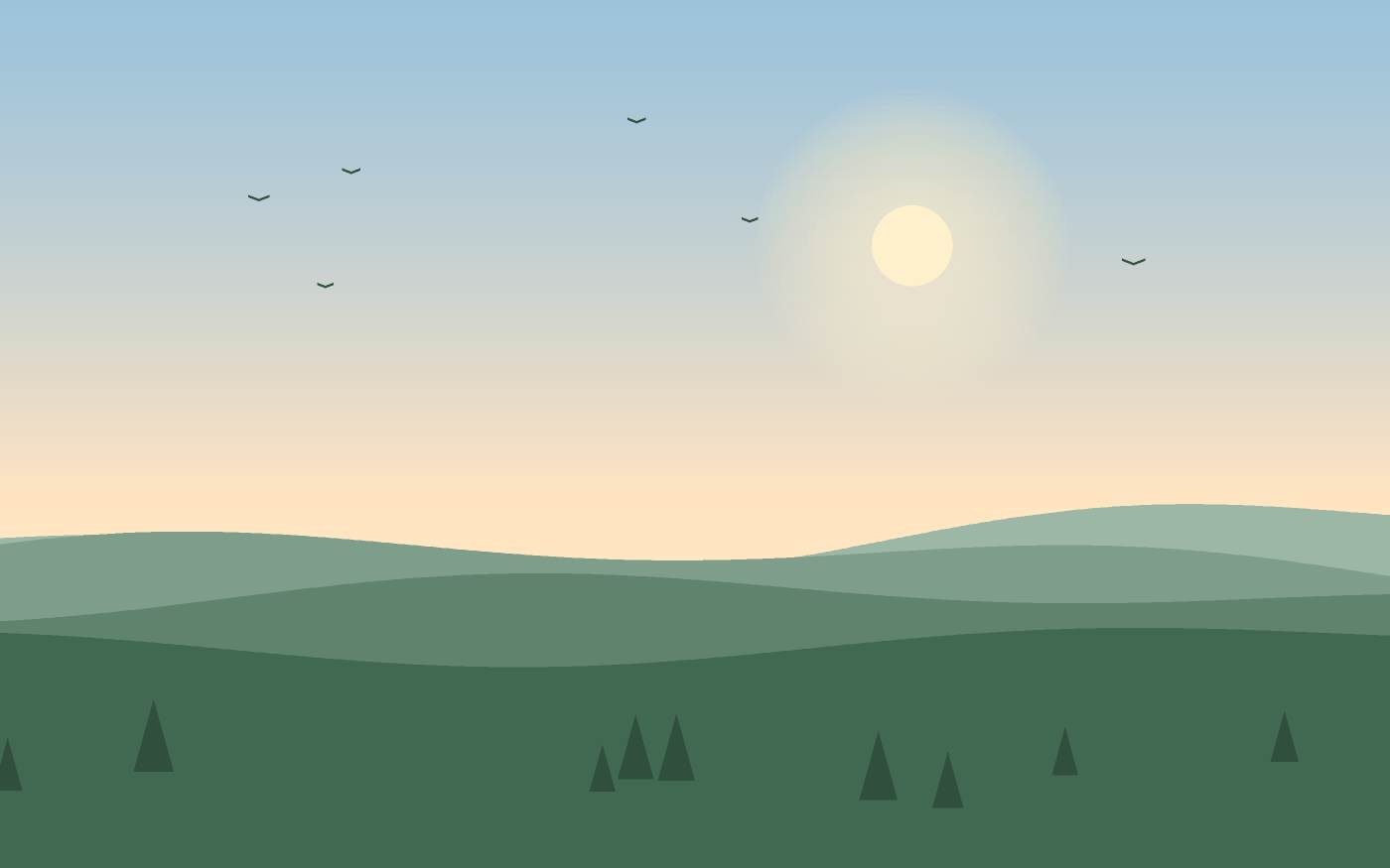Ilustracja krajobrazu