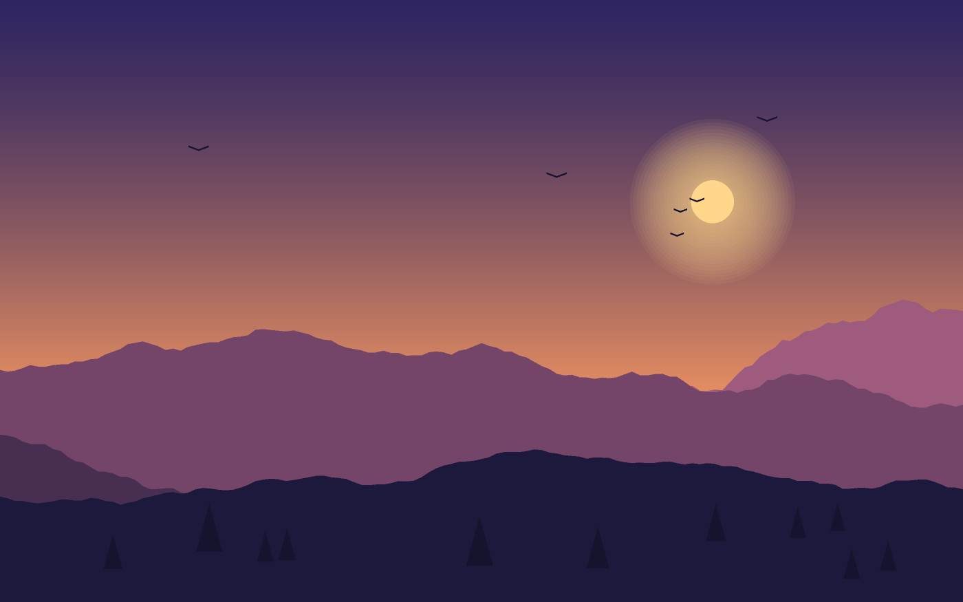 Landskapsillustration